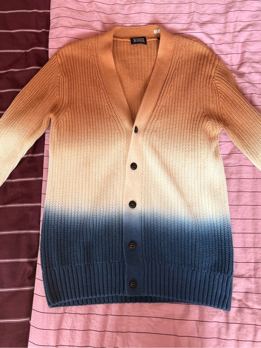 Scotch & Soda gradient knit cardigan